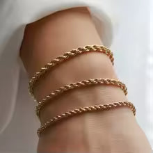 Bracelet en or délicat