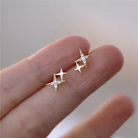 Paire de boucles d’oreilles en forme de cœur