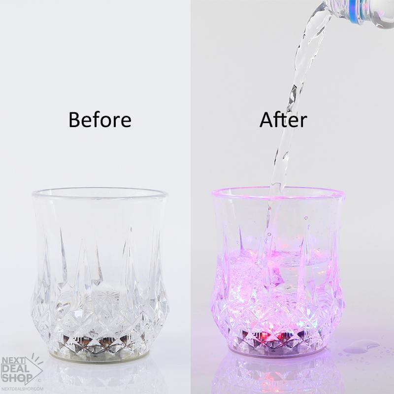 2 gobelets de fête lumineux