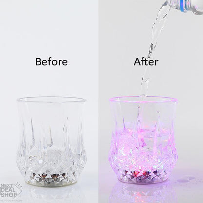 2 gobelets de fête lumineux