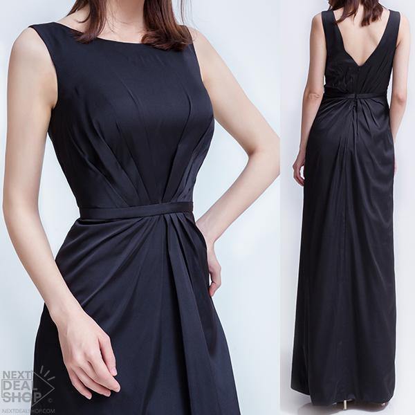Robe de soirée longue dos nu