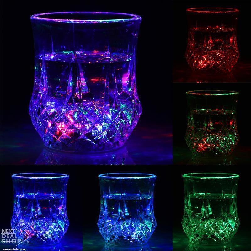 2 gobelets de fête lumineux